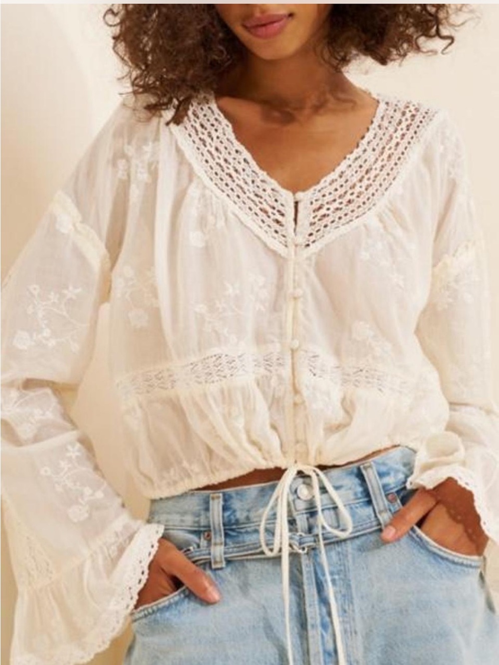 Free People cotton blouse